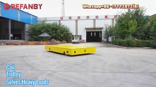 20 Ton Trackless Transfer Cart for Battery Operated,Low Noise Copper Plant Transfer Trolley