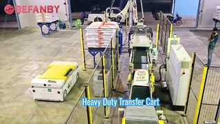 1.5 Ton Trackless Transfer Cart,Customized Battery Automatic Guided Vehicle
