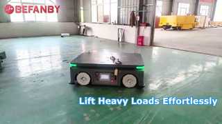 Intelligent Battery Raill Transfer Cart,9 Ton Automatic Guded Vehicle