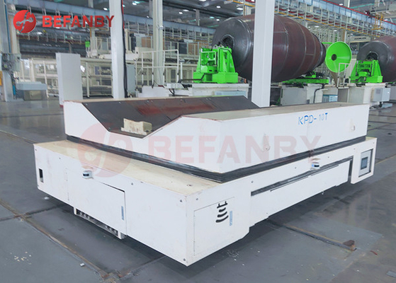 Steerable Trackless Transfer Cart V Frame For Paper Industry Q235 Material