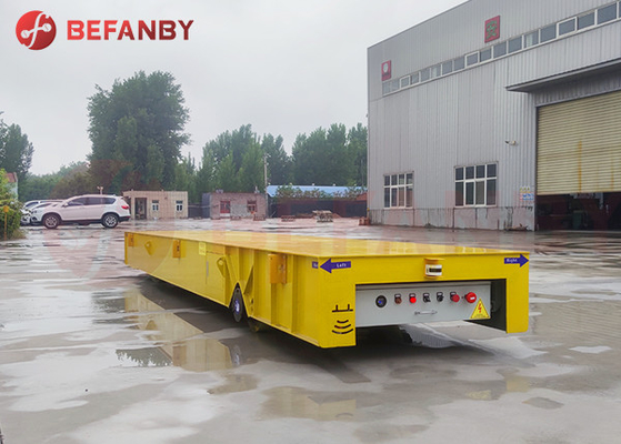 Battery Omnidirectional Trackless Transfer Cart Platform 150t