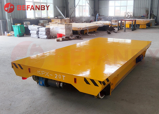 Industrial Heavy Duty Platform Transfer Trolley On Rail