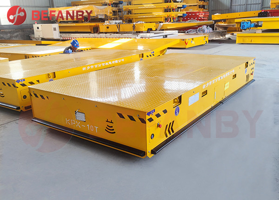 Industrial Heavy Duty Platform Transfer Trolley On Rail