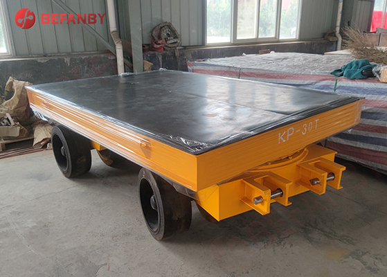 Q235 Material Transfer Carts Flatbed Heavy Duty Industrial Trailer For Workshop