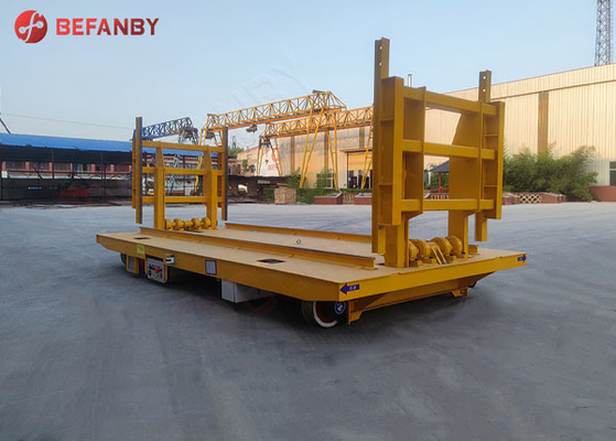 Electric Railway Flat Transfer Trailer Battery Operated 10t 20m/Min