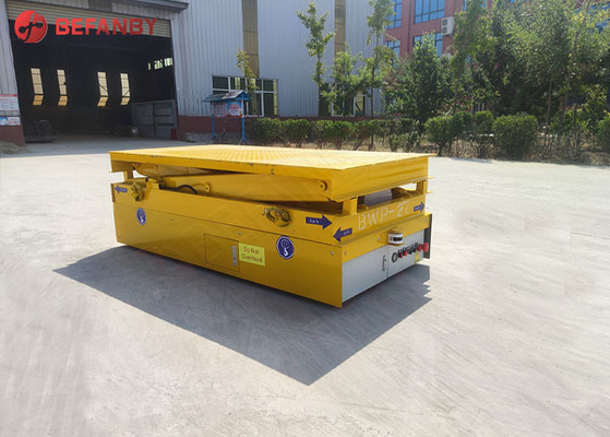 Steerable Trackless 30t Scissor Lift Transfer Cart