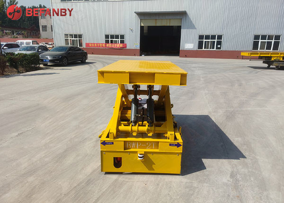 Steerable Trackless 30t Scissor Lift Transfer Cart