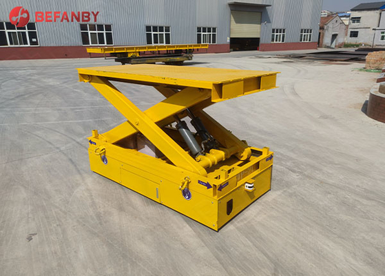 Electrical Lift Steerable Hydraulic Transfer Trolley