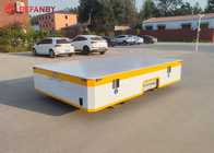 Heavy Industry 80ton Trackless Transfer Cart On Cement Floor