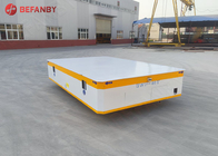 Heavy Industry 80ton Trackless Transfer Cart On Cement Floor