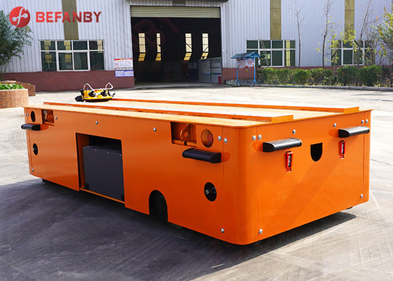 Tabletop Transport With Chain PU Wheel Trackless Transfer Trolleys