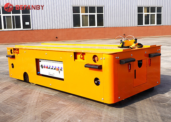 Tabletop Transport With Chain PU Wheel Trackless Transfer Trolleys