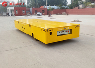 Customized Trackless Transfer Cart Battery Lift Table Trolley On Cement Floor