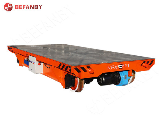 Factory Electric Flatbed Industrial Transfer Trolley