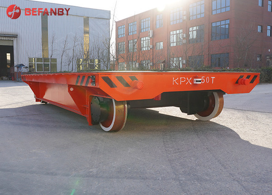 150T Factory Rail Battery Transfer Cart  Pipe Handling