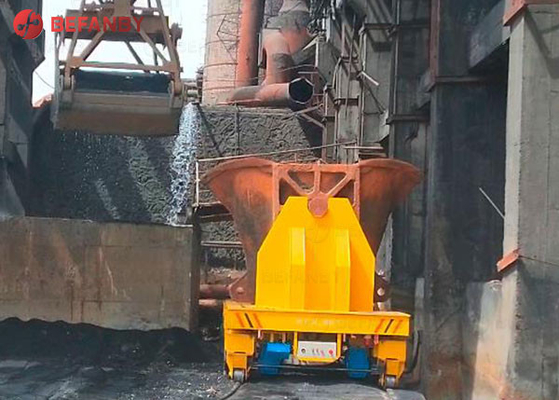 Heavy Duty Automatic Dumping Slag Pot Transfer Car