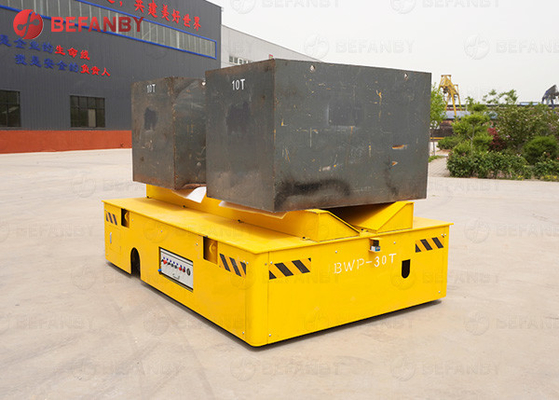 Steerable Trackless Transfer Cart V Frame For Paper Industry Q235 Material