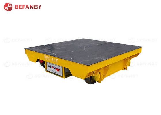 Flatbed Battery Powered Rail-Bound Transport Vehicle