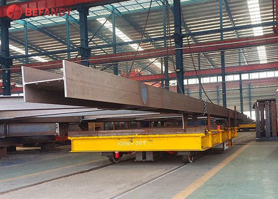 Warehouse Flatbed Electric Trolley For Mold Transfer
