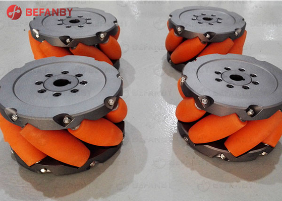 Smart Robot Omnidirectional 300kg Load Mecanum Wheel 152 Mm