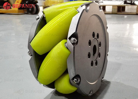 Smart Robot Omnidirectional 300kg Load Mecanum Wheel 152 Mm