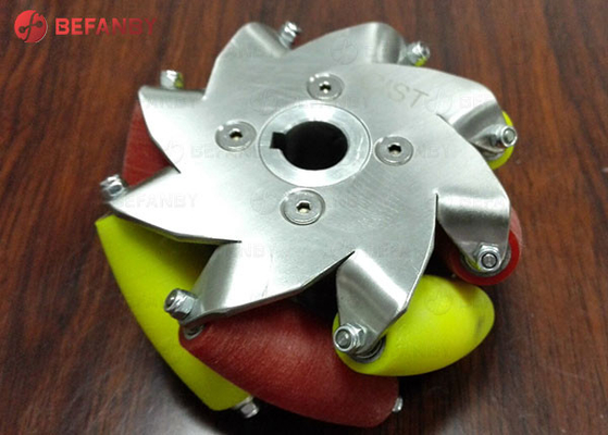 300kg 2 Inch 50 Mm Mecanum Wheel For AGV Trolley Used