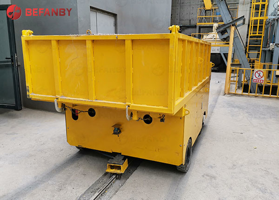 18 Ton Flexible Operated Factory Battery Trackless Transfer Cart