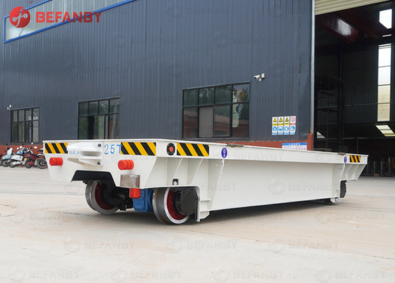 Electric Flatbed 10 Ton Industrial Transfer Trolley