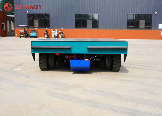 18 Ton Flexible Operated Factory Battery Trackless Transfer Cart