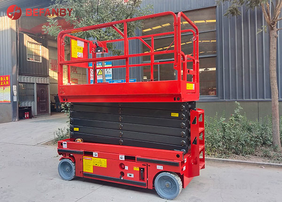 Indoor Steel Structure Lift Tables Hydraulic Scissor