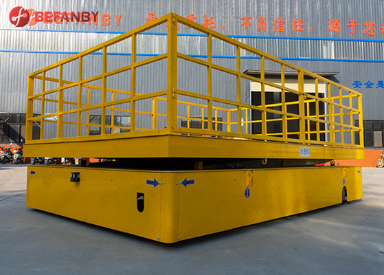 80T Load Steerable Transfer Trolley With Warning Alarm