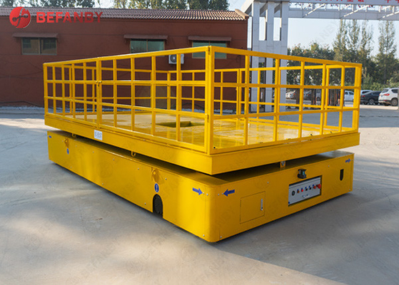 80T Load Steerable Transfer Trolley With Warning Alarm