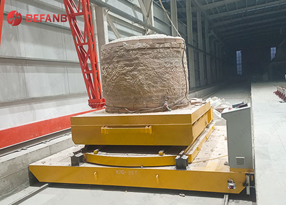 20m/Min Workshop 50T Motorized Turntable Platform