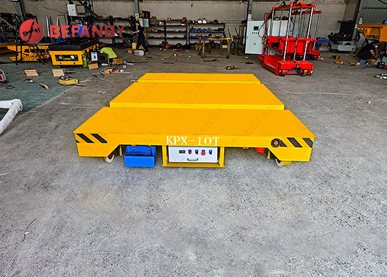 10 Ton Warehouse Handling Railway Battery Operated Transfer Cart