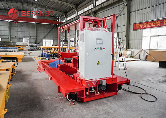 Simple Structure Industrial Light Factory Sliding Line Rail Transfer Cart