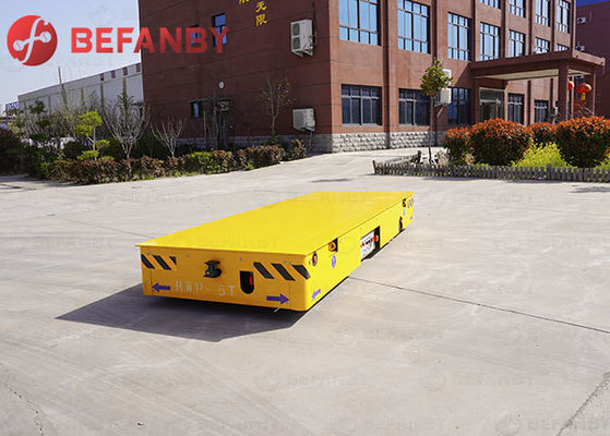 Heavy Duty Boiler Industry Railless Transfer Carts With Limit Switch
