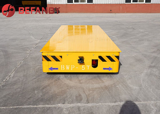 Heavy Duty Boiler Industry Railless Transfer Carts With Limit Switch