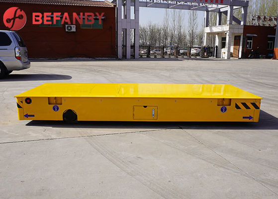 Heavy Duty Boiler Industry Railless Transfer Carts With Limit Switch
