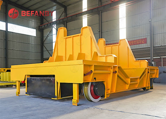 Stable Cast Steel Wheel Hollow In The Middle Ladle Transfer Cart