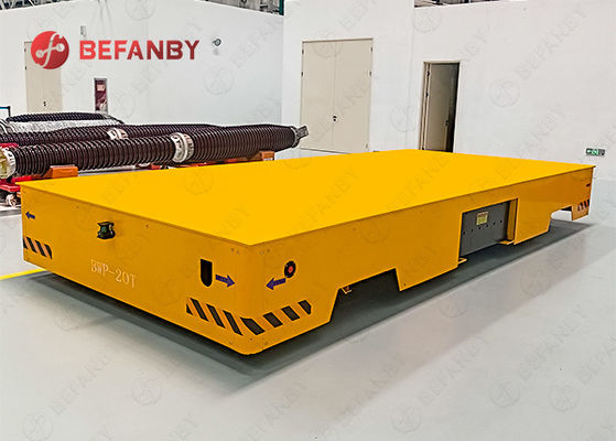 20 Ton Electrical Trackless Transfer Cart With Magnetic Navigation
