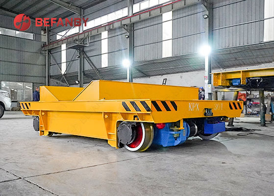 Heavy Load Optional DC Motor Coil Electrical Track Transfer Cart