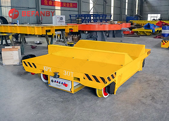 Easy Operation Factory Use with V Frame Device Rail Transfer Cart