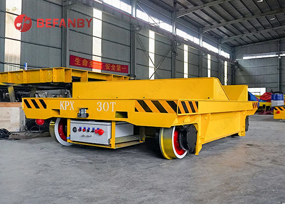 Easy Operation Factory Use with V Frame Device Rail Transfer Cart