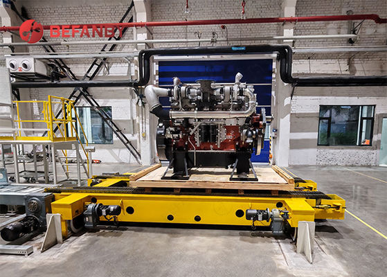 15T Heavy Load Battery Operated RGV Robot Transfer Cart with Intelligent Navigation System