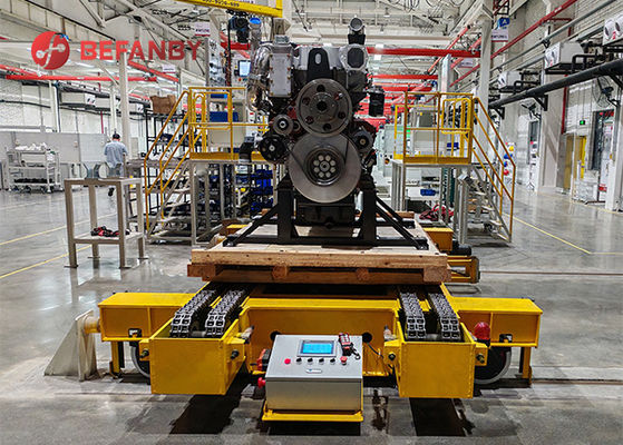 15T Heavy Load Battery Operated RGV Robot Transfer Cart with Intelligent Navigation System