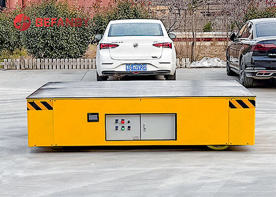 15T Load Capacity Trackless Transfer Cart with PU Wheels and Remote Control for Industrial Use