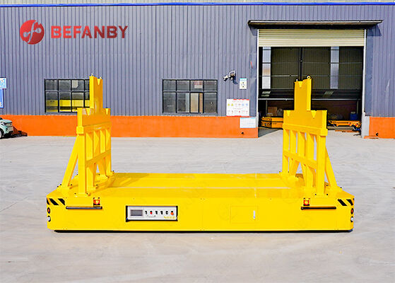 Customized Load Capacity Battery Operated Trackless AGV Transfer Cart with Intelligent Navigation System
