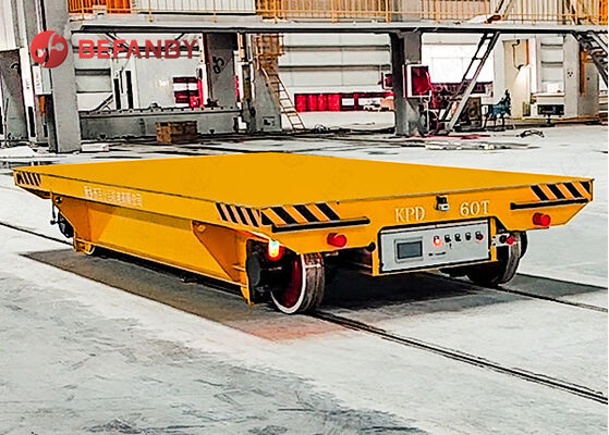 60T Capacity Low Voltage Rail Transfer Cart