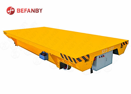 10t Capacity Electrical Rail Transfer Vehicle For Machine Factory