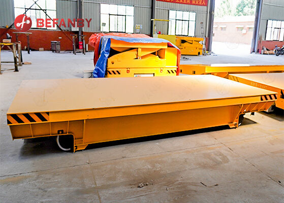 10t Capacity Electrical Rail Transfer Vehicle For Machine Factory
